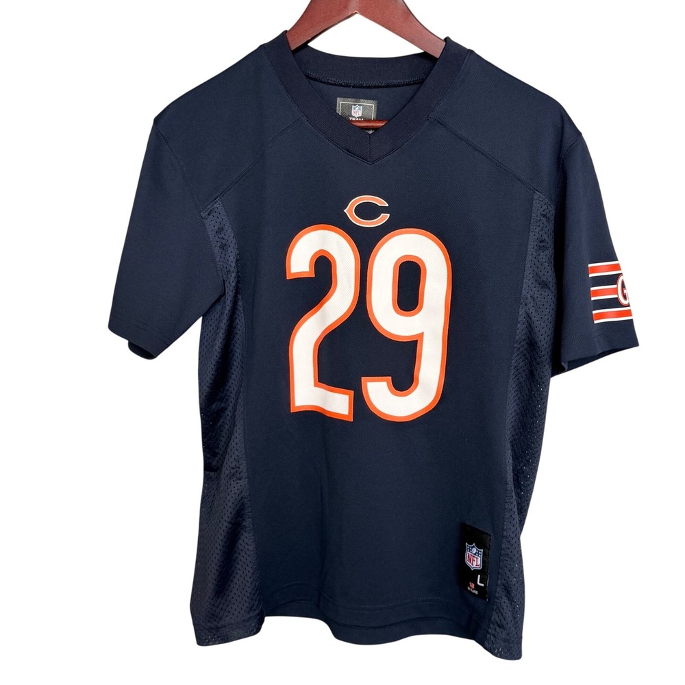NFL Chicago Bears Tarik Cohen 29 Jersey Youth Large Navy Blue Football Shirt